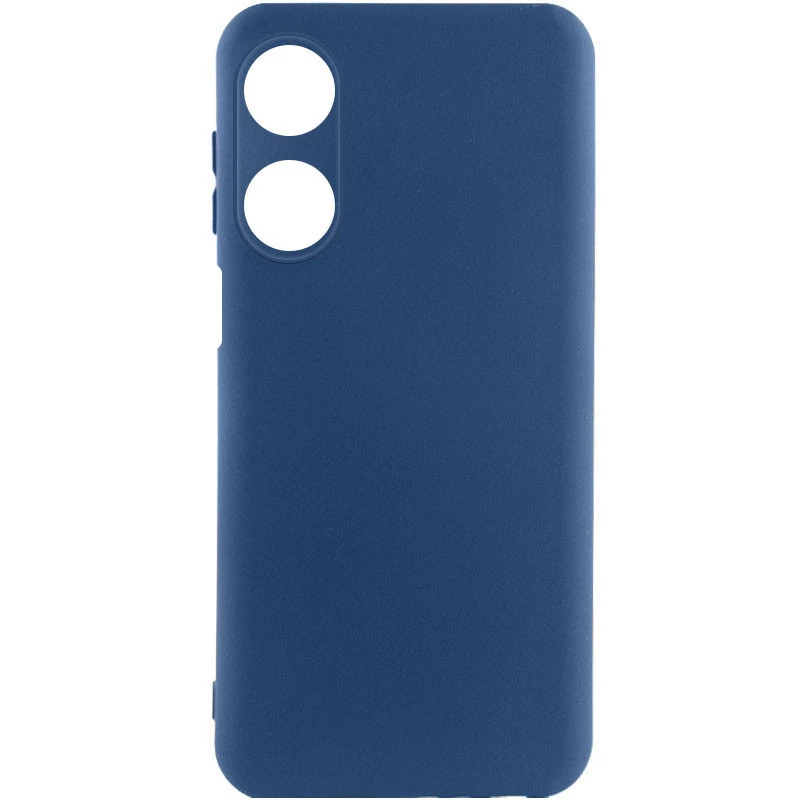 

Чохол Silicone Case Lakshmi з закритою камерою на Oppo A38 (Синій / Navy Blue)