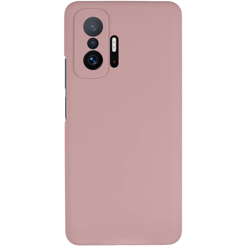 Чохол Silicone Case Lakshmi Premium із закритою камерою для Xiaomi 11T / 11T Pro – Рожевий / Pink Sand. Фото 3 з 6