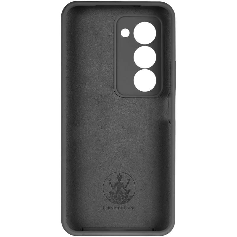 Чехол Silicone Case Lakshmi Premium з закритою камерою на Xiaomi Redmi 15 (EU) – Черный / Black. Фото 7 из 9