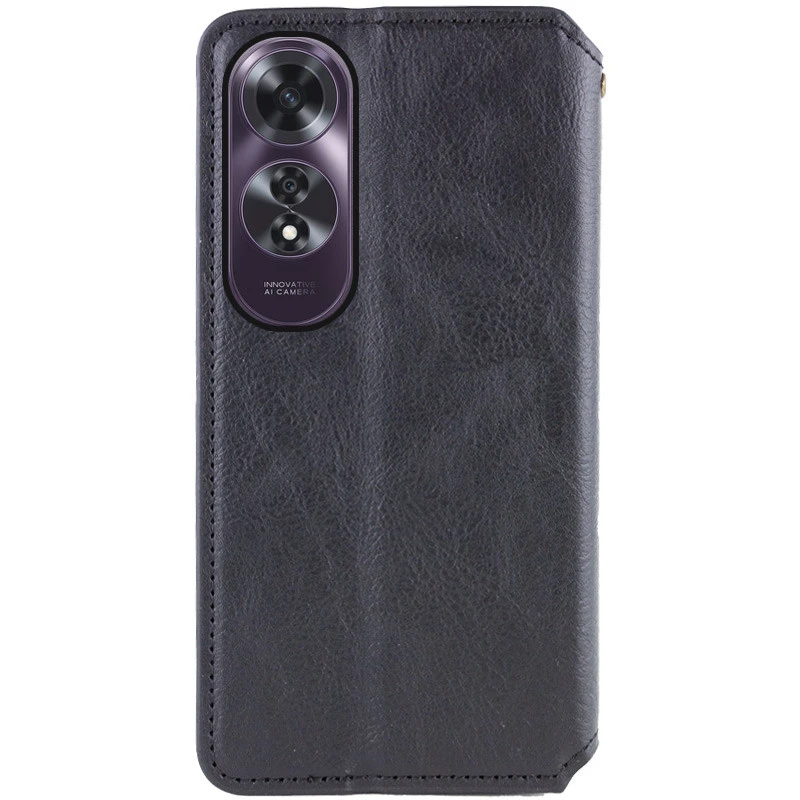 Чехол книжка GETMAN Cubic для Oppo A60 – Черный. Фото 3 из 6