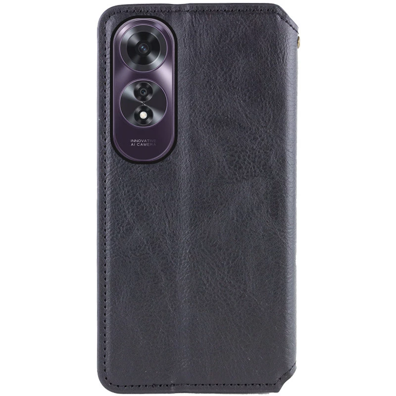 Чохол книжка GETMAN кубик для Oppo A60 – Чорний. Фото 3 з 6