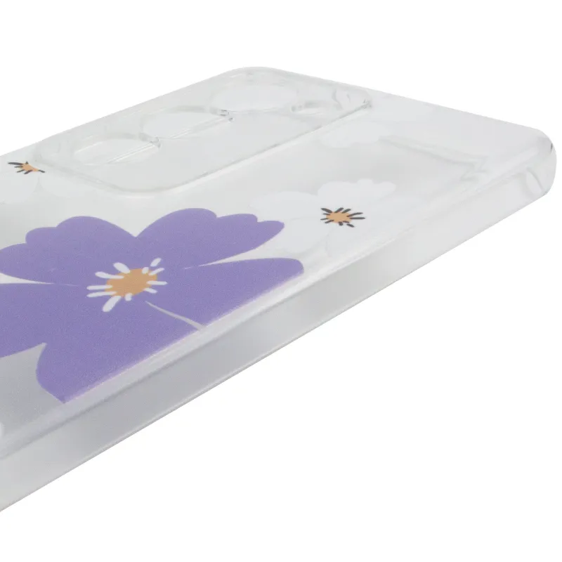 Чехол TPU Clear Joy для Xiaomi Redmi 15 4G (Global) / 5G – Pastel Daisies. Фото 5 из 6