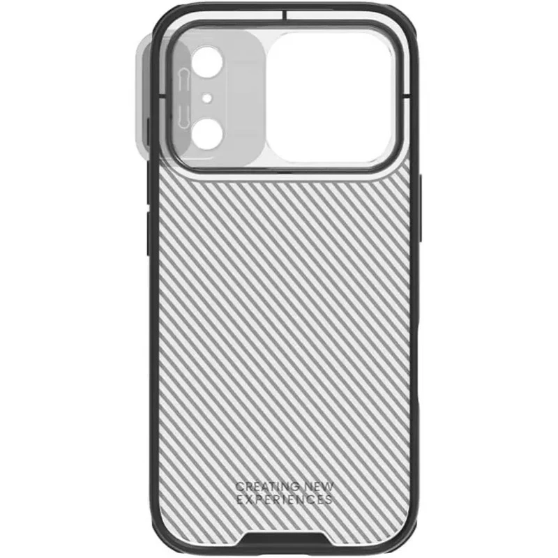 Карбоновая накладка Nillkin Pro со шторкой для камеры для Apple iPhone 17 Pro (6.3") – Transparent black. Фото 5 из 7