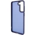 Чехол TPU+PC Lyon Frosted на Samsung Galaxy S21 FE – Синий / Navy Blue. Фото 4 из 7
