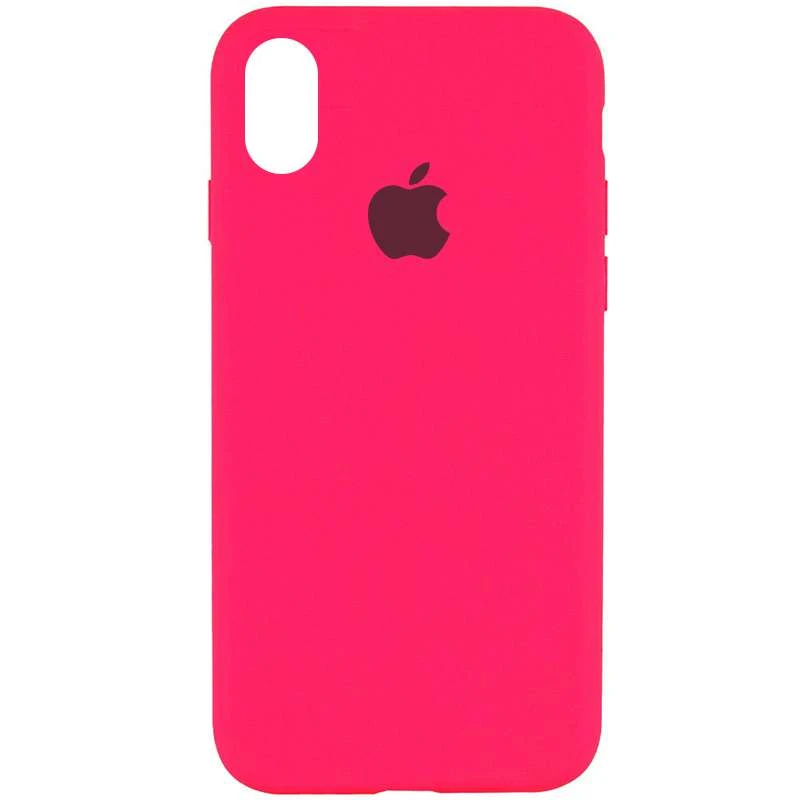 

Чохол Silicone Case з закритим низом на Apple iPhone XS Max (6.5") (Рожевий / Barbie pink)