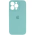 Чехол Silicone Case с защитой камеры для Apple iPhone 16 Pro Max – Бирюзовый / Marine Green. Фото 1 из 1