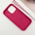 Чехол Silicone Case с закрытым низом для Apple iPhone 16 Pro Max – Красный / Rose Red. Фото 5 из 11