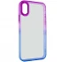 Силіконовий чохол фреш на Apple iPhone XS Max (6.5") – Синій / Фіолетовий. Фото 1 з 5