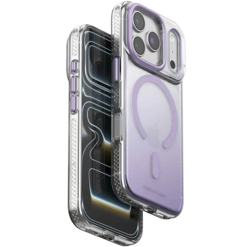 Чехол TPU+PC Puloka Resplendent with MagSafe для Apple iPhone 17 Pro Max (6.9") – Purple. Фото 1 из 2