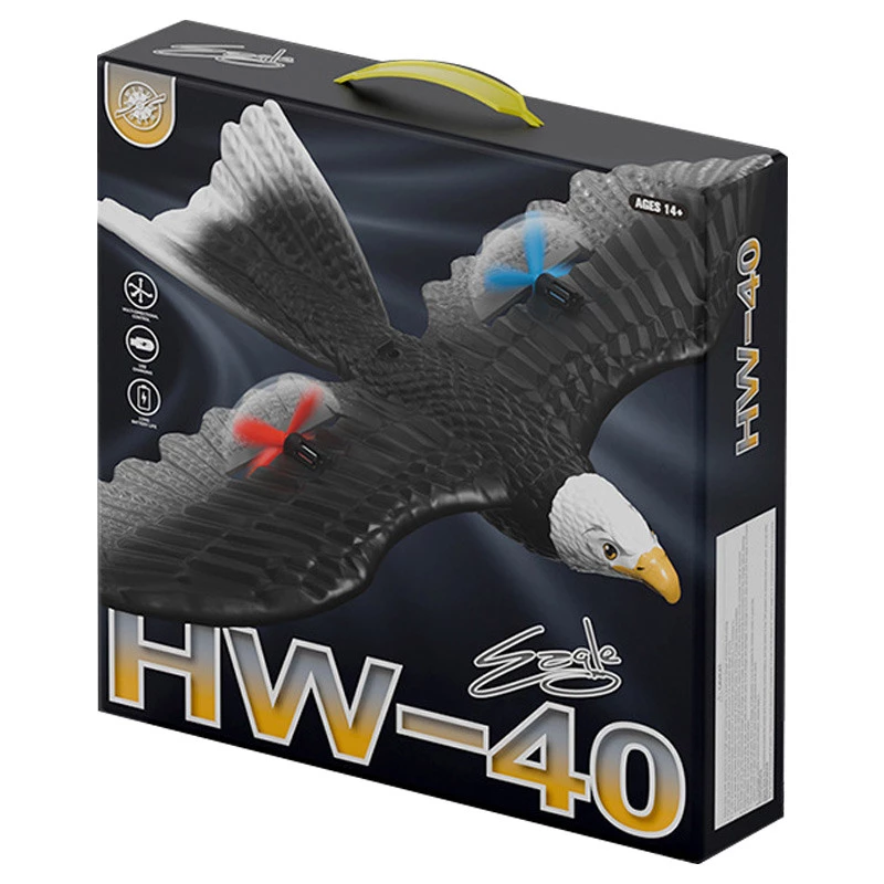 Літак-птица на радіокеруванні SCHE HW40 Eagle – Black. Фото 6 з 7