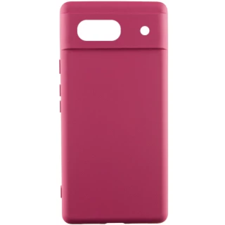 Чехол Silicone Case Lakshmi для Google Pixel 7a — Бордовый / Marsala