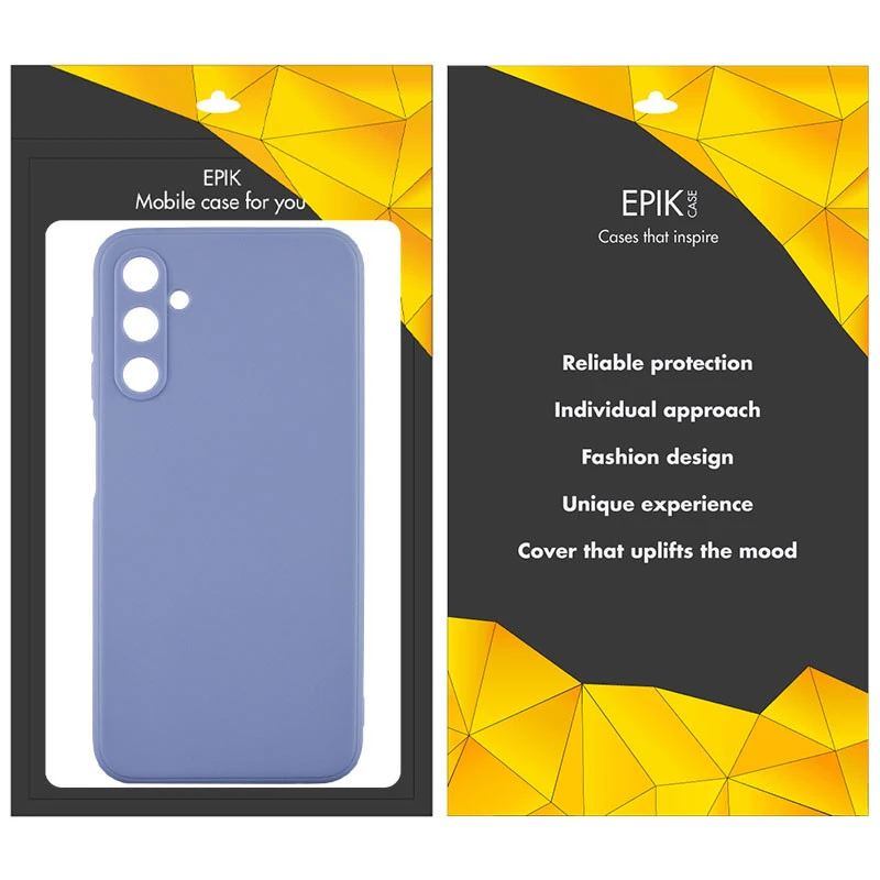 Кольоровий силіконовий чохол із захистом камери на Samsung Galaxy A14 4G/5G – Блакитний / Mist blue. Фото 12 з 12