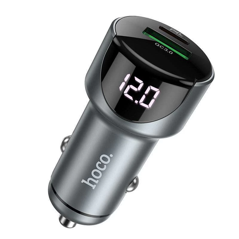 

АЗУ Hoco Z42 PD 20W + QC3.0 (1USB/3A) (Серый), Сірий