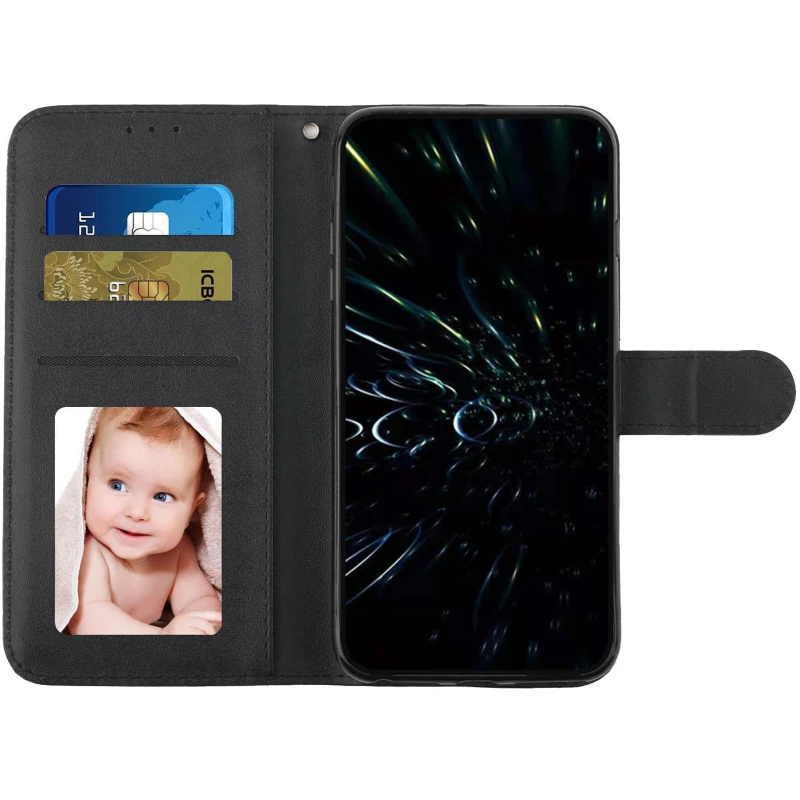 Кожаный чехол-книжка Jet Cover для Samsung Galaxy A16 4G/5G – Black. Фото 2 из 4