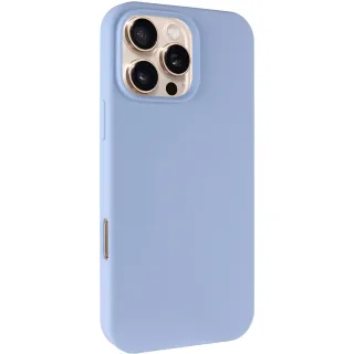 Чехол Silk Full Protective (AA) NO LOGO для Apple iPhone 16 Pro Max — Голубой / Lilac Blue