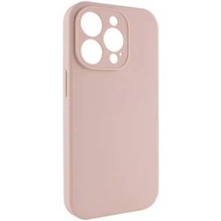 Чехол Silk Full Camera Protective (AA) NO LOGO для Apple iPhone 14 Pro (6.1") — Розовый / Pink Sand
