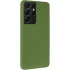 Чохол Silicone Cover Ummi Lakshmi (AA) для Samsung Galaxy S21 Ultra – Зелений / Dark green. Фото 1 з 5