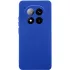 Цветной силиконовый чехол GETMAN с закрытой камерой на Xiaomi Redmi Note 14 Pro 4G – Синий / Deep navy. Фото 1 из 2