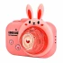 Фотокамера-генератор мильних бульбашок 9996 Children's camera – Rabbit / Pink. Фото 1 з 6