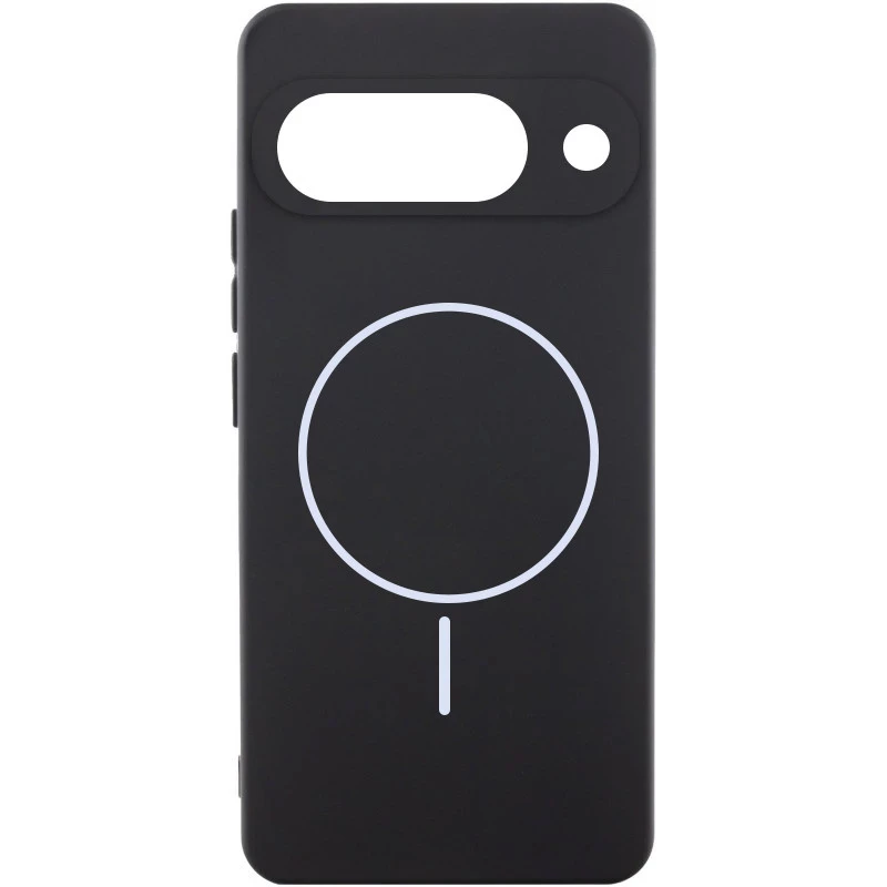 Силіконовий чохол Lakshmi MagFit з захистом камери для Google Pixel 9 Pro – Чорний / Black. Фото 2 з 6