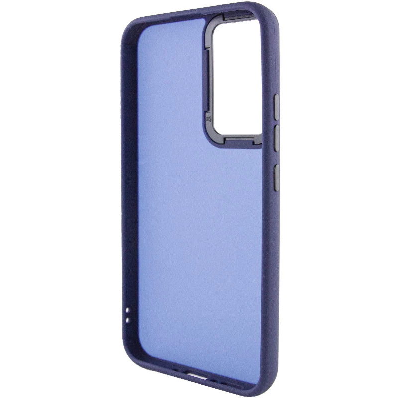 Чехол TPU+PC Lyon Frosted на Xiaomi Redmi Note 11 (Global) / Note 11S – Синий / Navy Blue. Фото 4 из 6