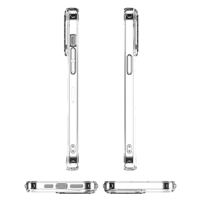 Чохол TPU+PC з кольоровими металевими кнопкам та MagSafe на Apple iPhone 14 (6.1") – White. Фото 2 з 2