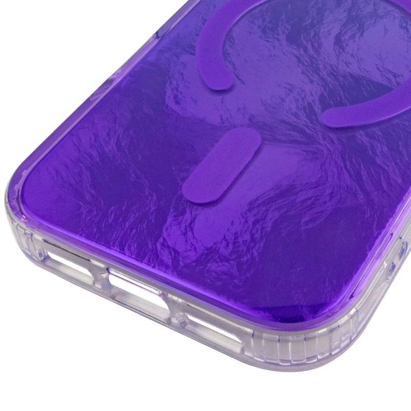 Силіконовий чохол Shiny Mountain (MagFit) для Apple iPhone 17 Pro (6.3") – Purple. Фото 8 з 8