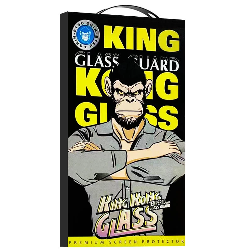 Захисне 2.5D скло King Kong HD для Apple iPhone 18 Pro Max – Чорний. Фото 7 з 8