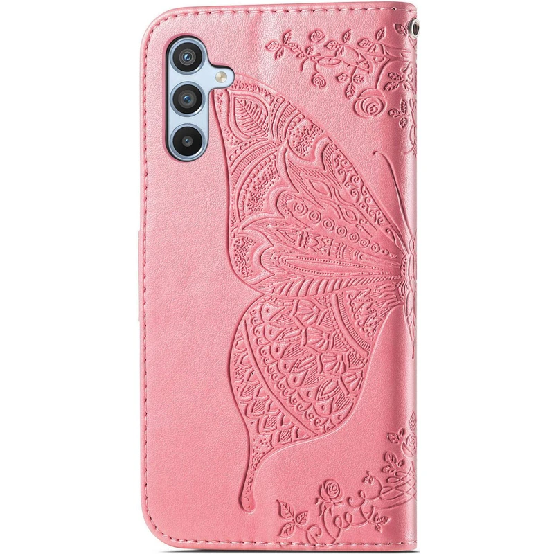 Кожаный чехол-книжка Butterfly Pattern для Samsung Galaxy A36 5G – Pink. Фото 2 из 4