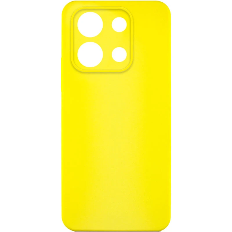 Чохол Silicone Cover Ummi Lakshmi Full Camera (AA) для Xiaomi Redmi Note 13 4G – Жовтий / Flash. Фото 1 з 1