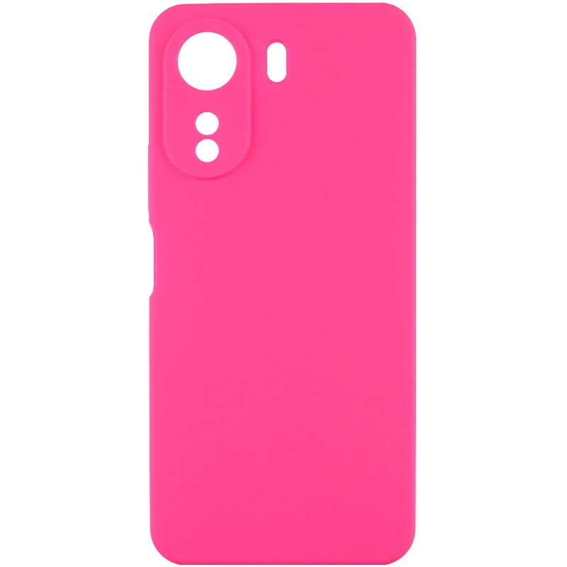 Чохол Silicone Case Lakshmi Premium з закритою камерою на Xiaomi Redmi 13C – Рожевий / Barbie pink. Фото 2 з 12