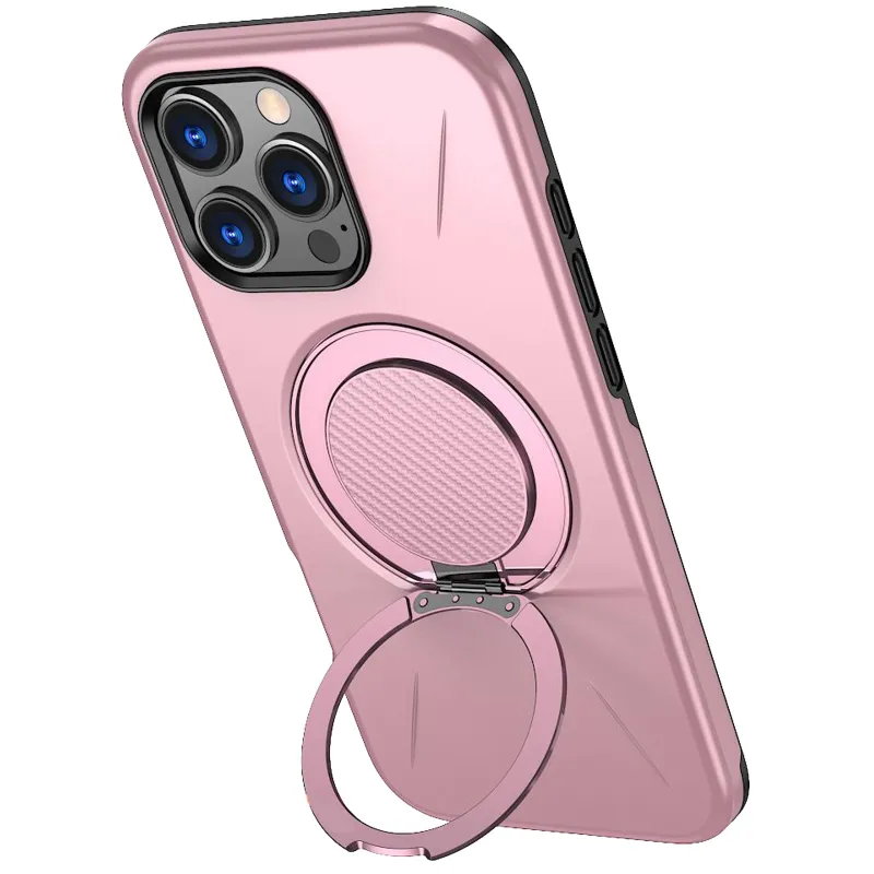 TPU+PC чохол Kalebol Magnetic Case для Apple iPhone 16 Pro Max – Pink. Фото 3 з 3