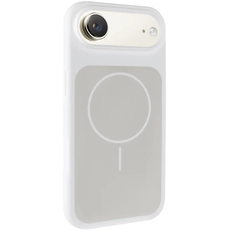 Чохол Silk Duo Color (AA) NO LOGO with Magnetic Fit для Apple iPhone 17 Air (6.5") – White. Фото 3 з 7