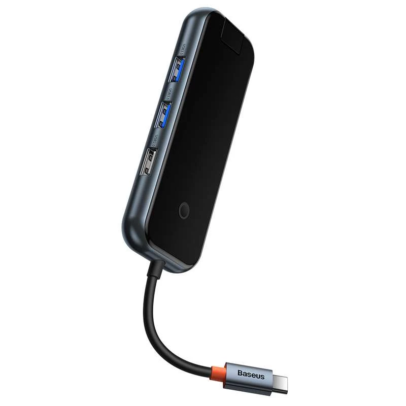 Перехідник Baseus Hub AcmeJoy 7-Port Type-C (HDMI*1+USB3.0*2+USB2.0*1+Type-C PD&Data*1+SD/TF) (WKJZ) – Dark Gray. Фото 9 з 12