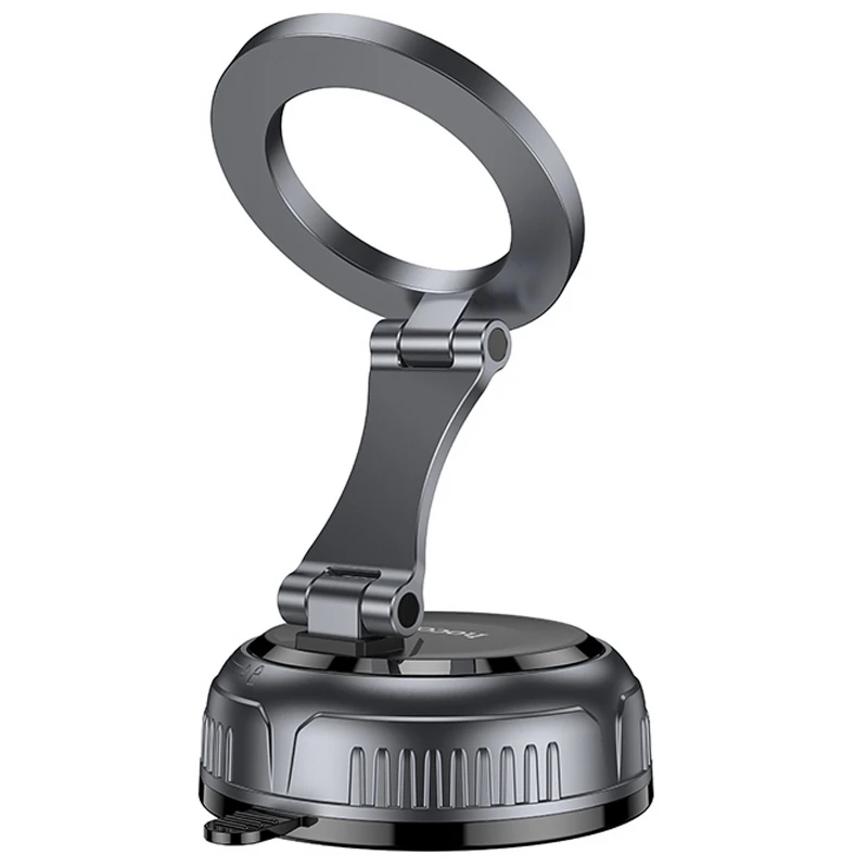Автотримач Hoco H92 High vacuum suction cup magnetic(universal) – Black / Metal gray. Фото 3 з 6