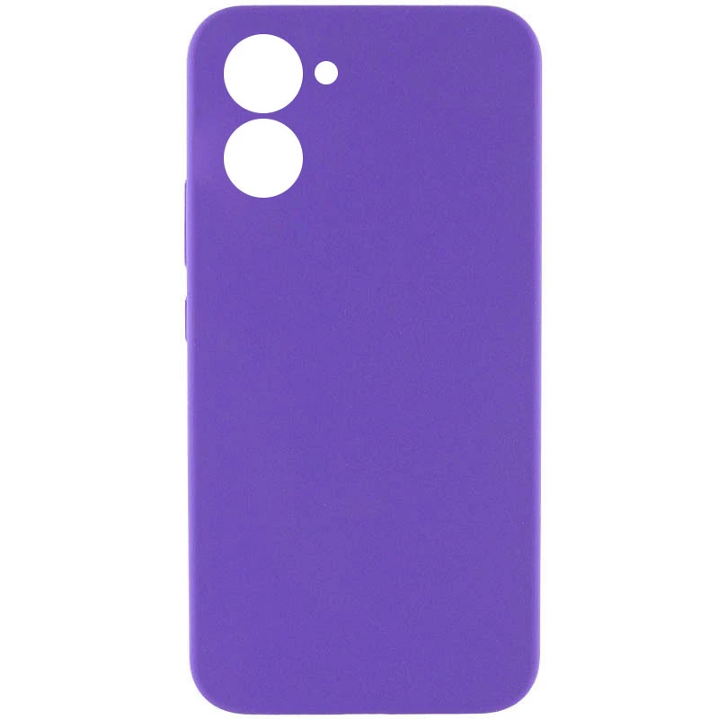

Чехол Silicone Case Lakshmi Premium з закритою камерою на Realme C33 (Фиолетовый / Amethyst), Фіолетовий / amethyst