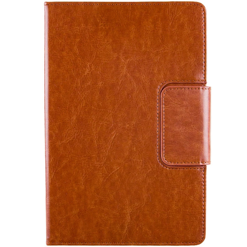 Універсальний шкіряний чохол книжка для планшета 7-8" – Коричневий. Фото 2 з 10