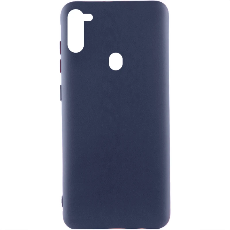 Чохол Silicone Cover Ummi Lakshmi (AA) для Samsung Galaxy A11 – Синій / Midnight blue. Фото 1 з 1