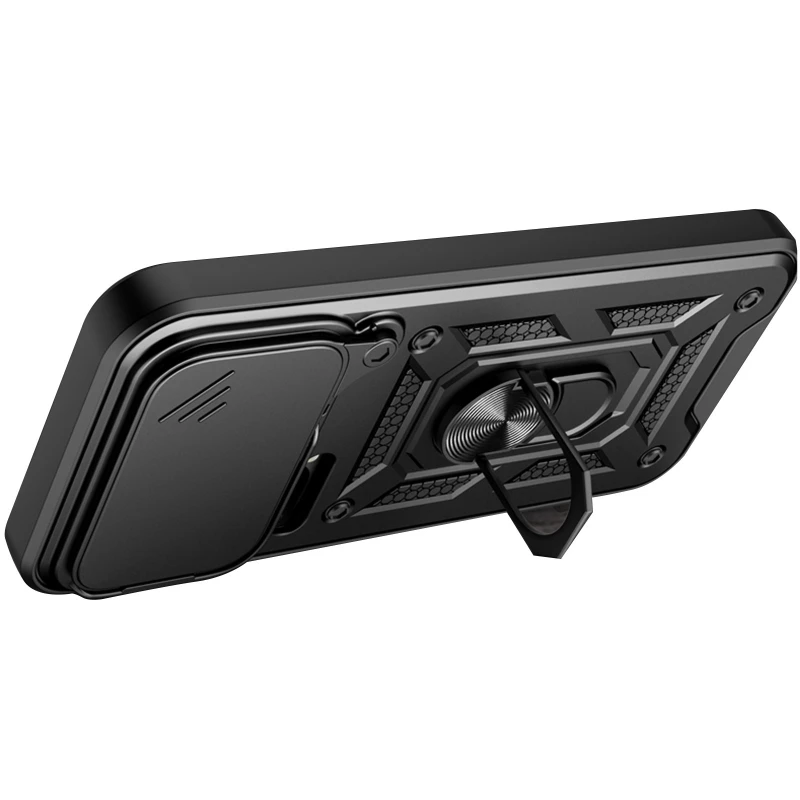 Ударопрочный чехол Serge Ring с защитой камеры для Xiaomi 17 Pro – Черный. Фото 2 из 2