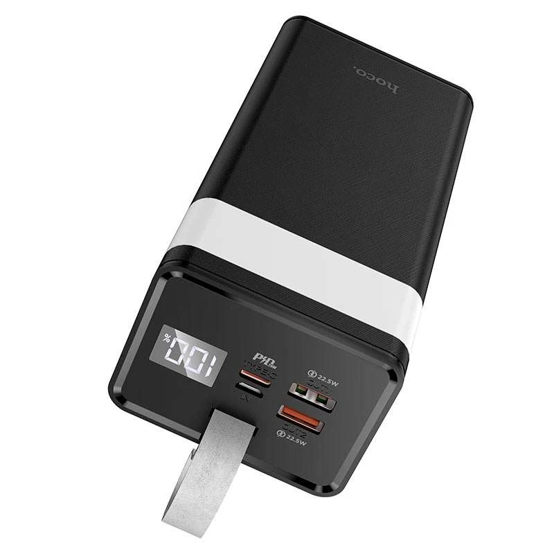 Портативний зарядний пристрій Power Bank Hoco J86 Powermaster 22.5W 40000 mAh – Чорний. Фото 2 з 5