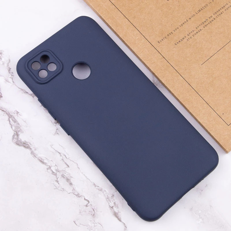Чехол Silicone Case Lakshmi Premium з закритою камерою на Xiaomi Redmi 10A – Темно-синий / Midnight blue. Фото 4 из 4