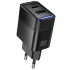МЗП Hoco CS112A Lounge PD30W+QC3.0 (1USB-A/1C) – Black. Фото 1 з 5