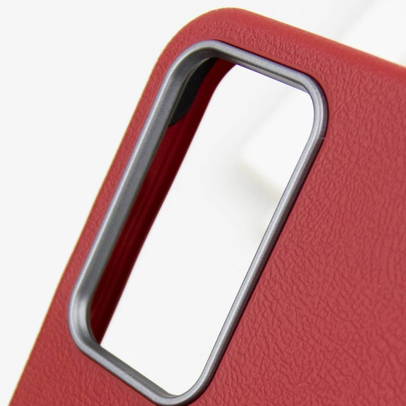 Кожаный чехол Prestige Leather Guard для Xiaomi Poco C65 – Red. Фото 8 из 8