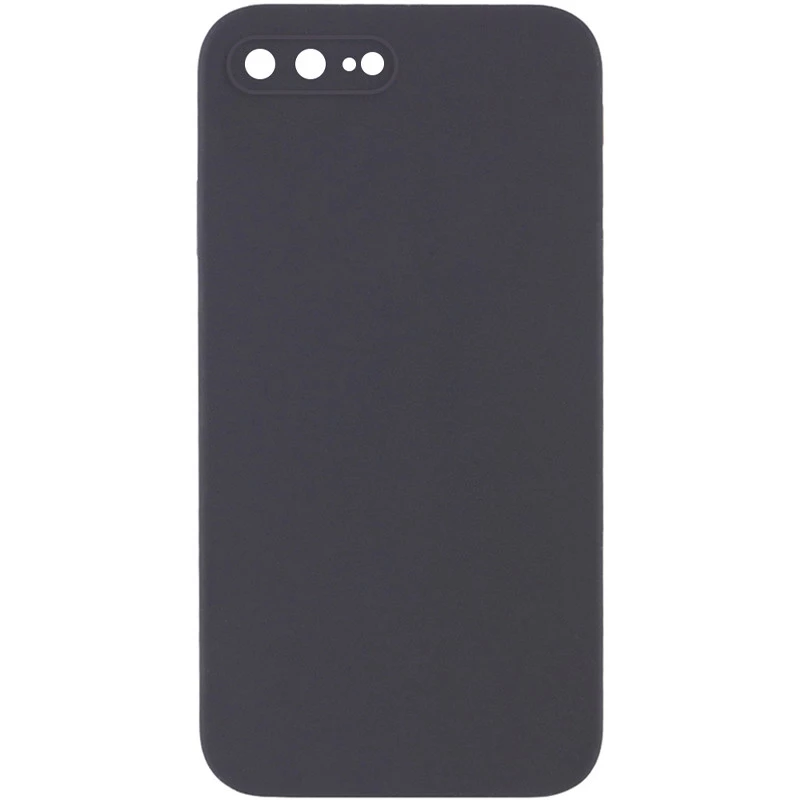 Чохол Silicone Case Square L з захистом камери на Apple iPhone 7 plus / 8 plus – Сірий / Dark Gray. Фото 1 з 3