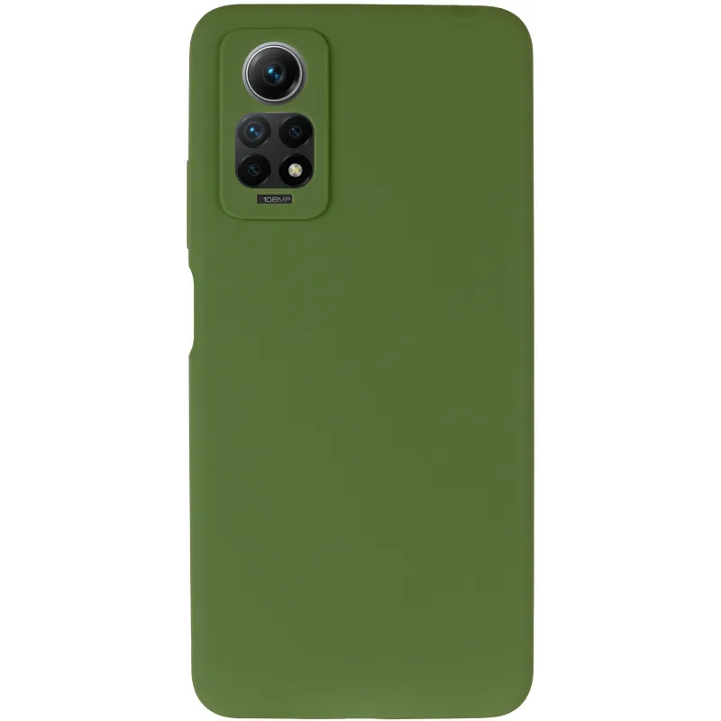 Чохол Silicone Cover Ummi Lakshmi Full Camera (AA) для Motorola Edge 50 – Зелений / Dark green. Фото 6 з 15
