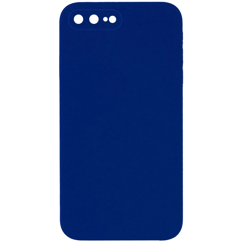 Чохол Silicone Case Square L з захистом камери на Apple iPhone 7 plus / 8 plus – Синій / Deep navy. Фото 1 з 1