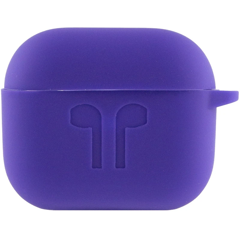 Силіконовий футляр для навушників AirPods 3 – Фіолетовий / Ultra Violet. Фото 3 з 5