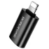 Перехідник Borofone BV26 Lightning Male to USB Female USB2.0 – Black. Фото 4 з 6