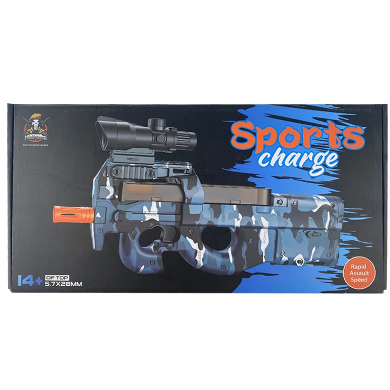 Автомат на гідрогелевих кульках (орбізах) P90 Tactical Edition – Camouflage. Фото 2 з 2