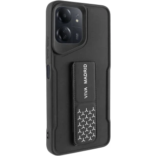 Чехол Вива с ремешком для Xiaomi Poco C65 — Black